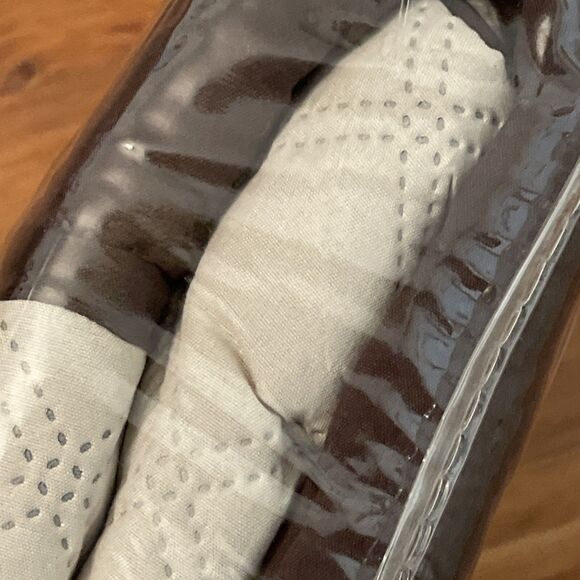 Royal Elegance Coffee Tan Reversible Chair Protector 75 x 65 Washable NEW - Picture 5 of 7